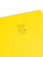 Standard File Folders, Straight-Cut Tab, Yellow Color, Letter Size, Set of 100, 086486109468