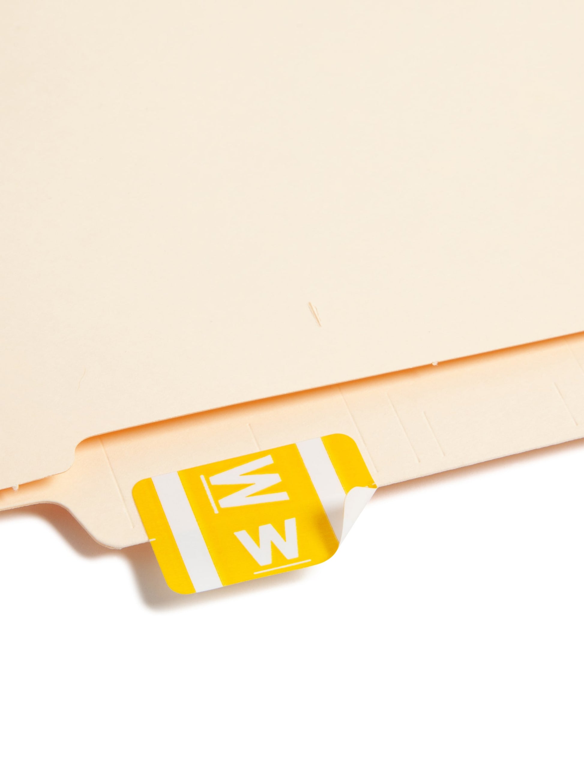 AlphaZ® ACCS Color Coded Alphabetic Labels - Sheets, Yellow Color, 1" X 1-5/8" Size, Set of 100, 086486671934