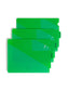 Poly End Tab Out-Guides, Green Color, Extra Wide Letter Size, Set of 50, 086486619622