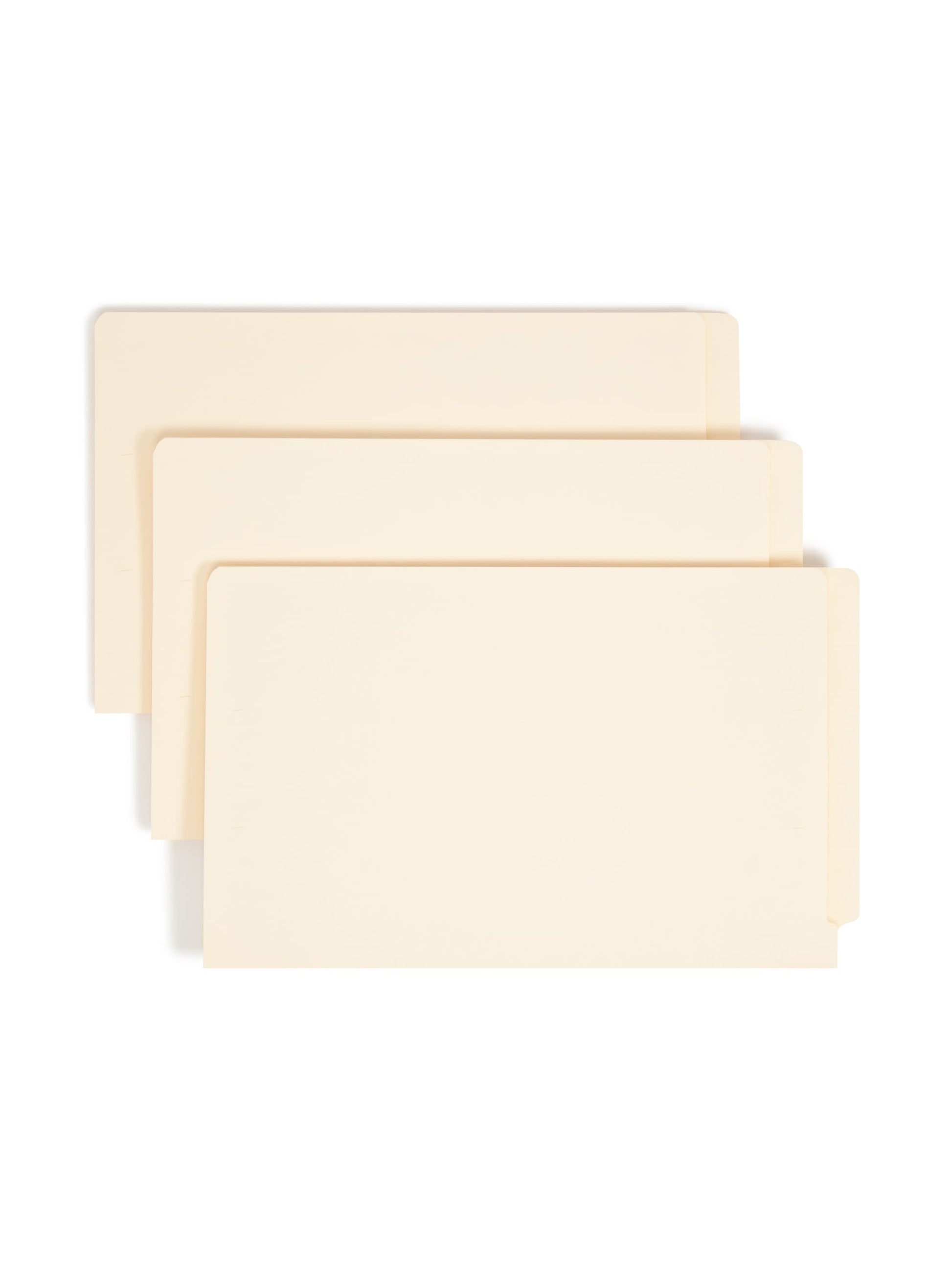 Standard End Tab File Folders, Straight-Cut Tab, Manila Color, Legal Size, Set of 100, 086486271004