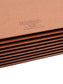 TUFF® Extra-Wide Reinforced End Tab File Pockets, Straight-Cut Tab, 7 inch Expansion, Redrope Color, Extra Wide Letter Size, Set of 1, 30086486737952
