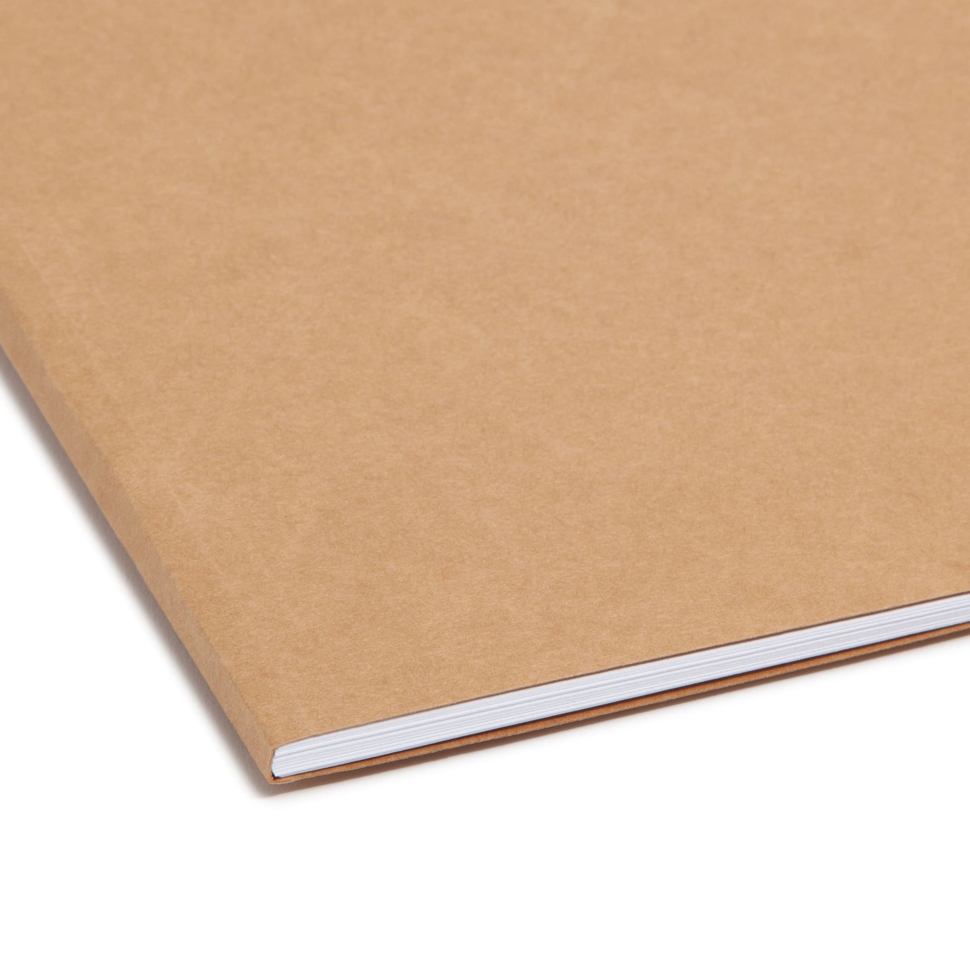 Reinforced Tab Fastener File Folders, 2/5-Cut Right of Center Tab, Kraft Color, Letter Size, Set of 50, 086486148801