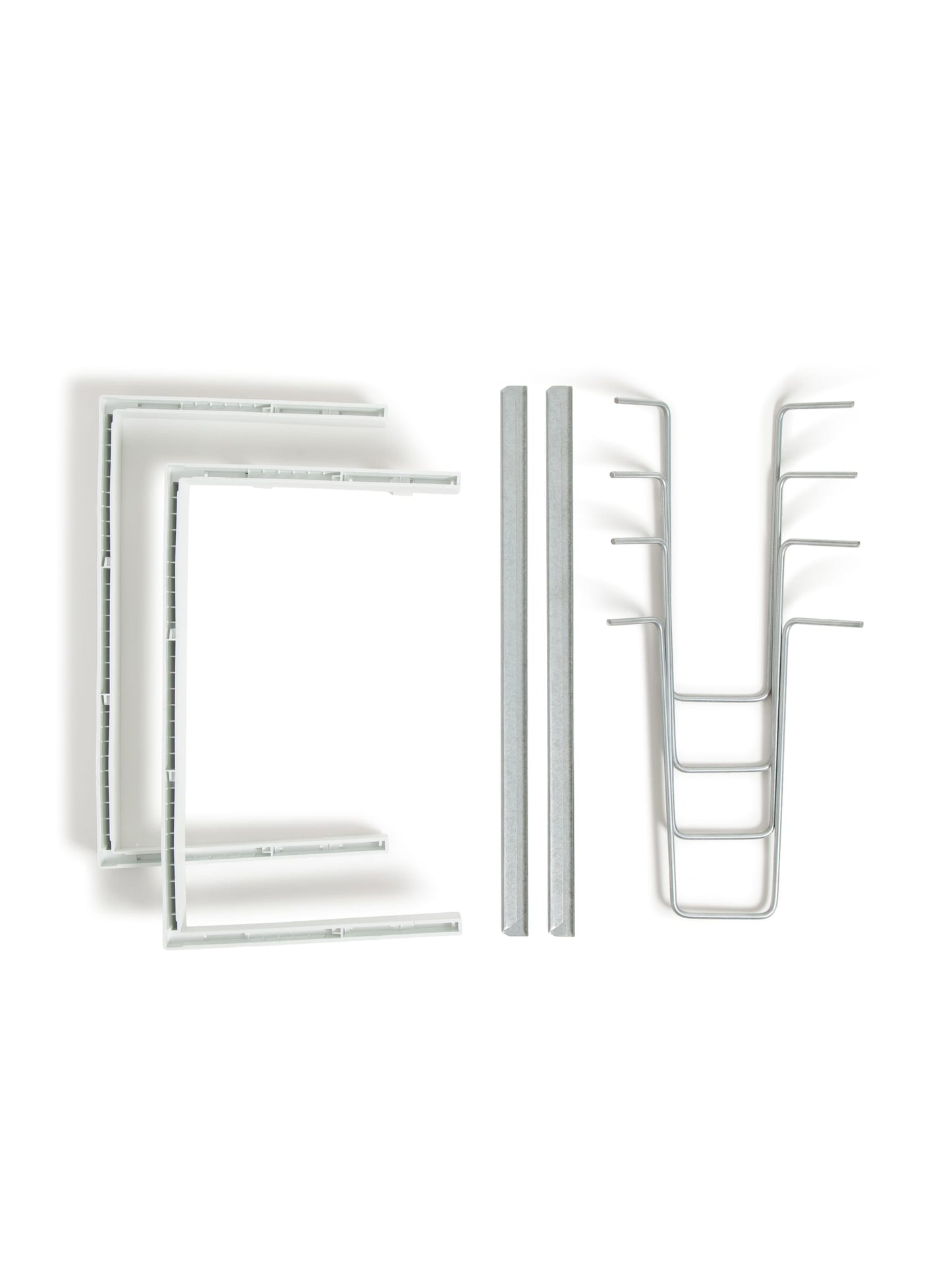 Adjustable Hanging File Folder Frame, Ecommerce Packaging, White Color, Letter Size, Set of 1, 086486648516