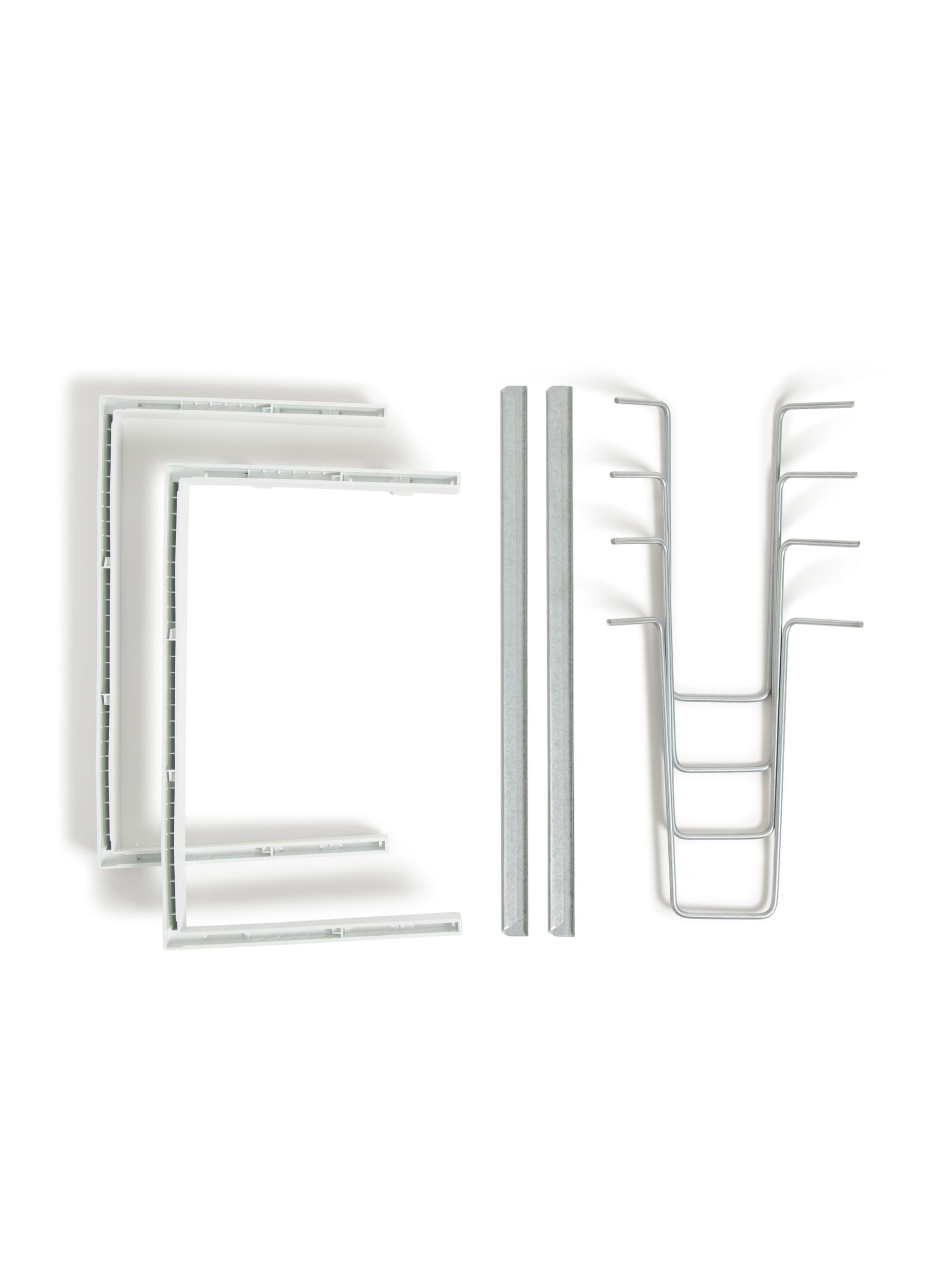 Adjustable Hanging File Folder Frame, Ecommerce Packaging, White Color, Letter Size, Set of 1, 086486648516