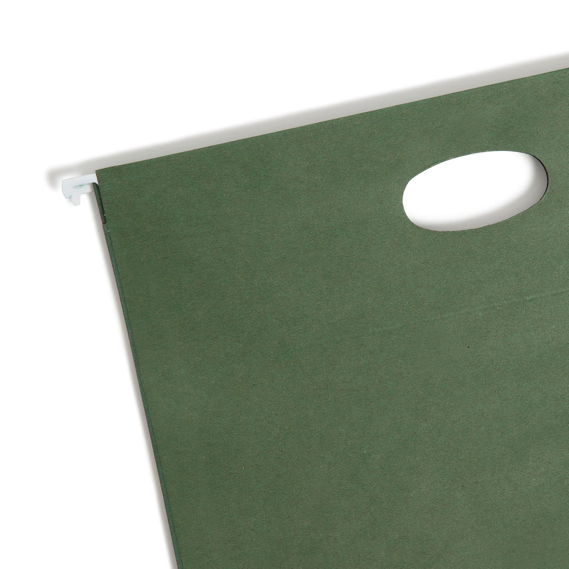 100% Recycled Hanging File Pockets, Standard Green Color, Letter Size, Set of 10, 086486642262