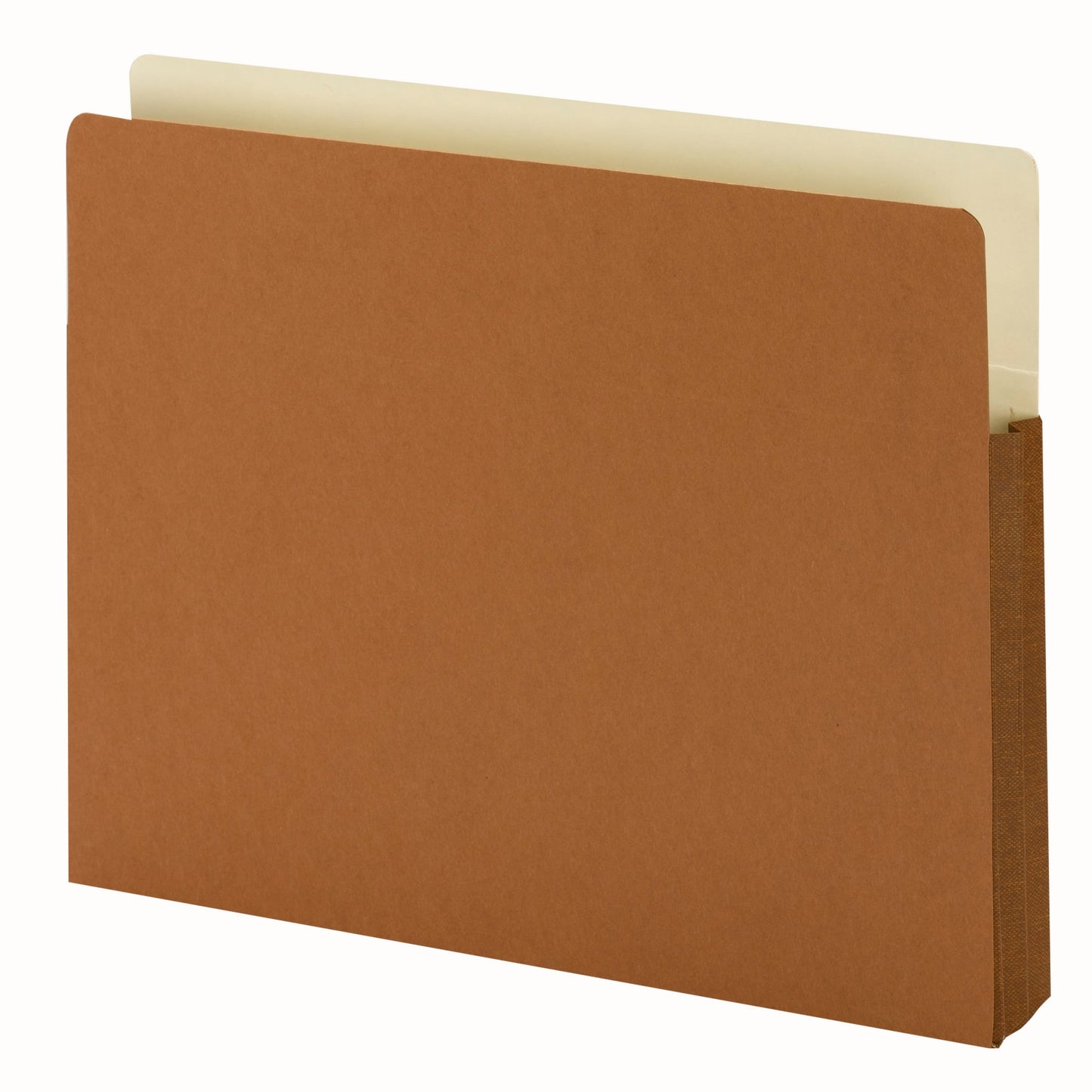 File Pockets with Fully-Lined Gusset, 1-3/4 inch Expansion, Straight-Cut Tab, Redrope Color, Letter Size, Set of 25, 30086486732544