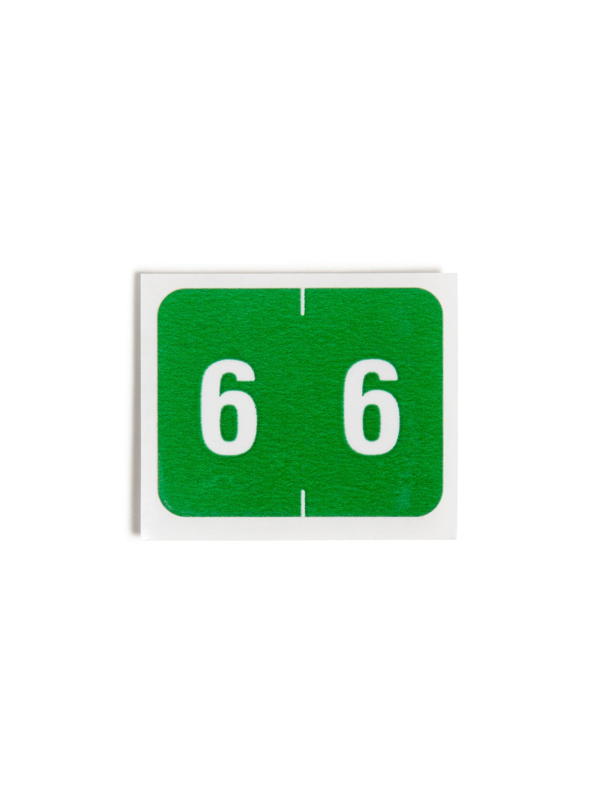 DCCRN Color-Coded Numeric Labels - Rolls, Green Color, 1-1/4" X 1" Size, Set of 50, 086486673464