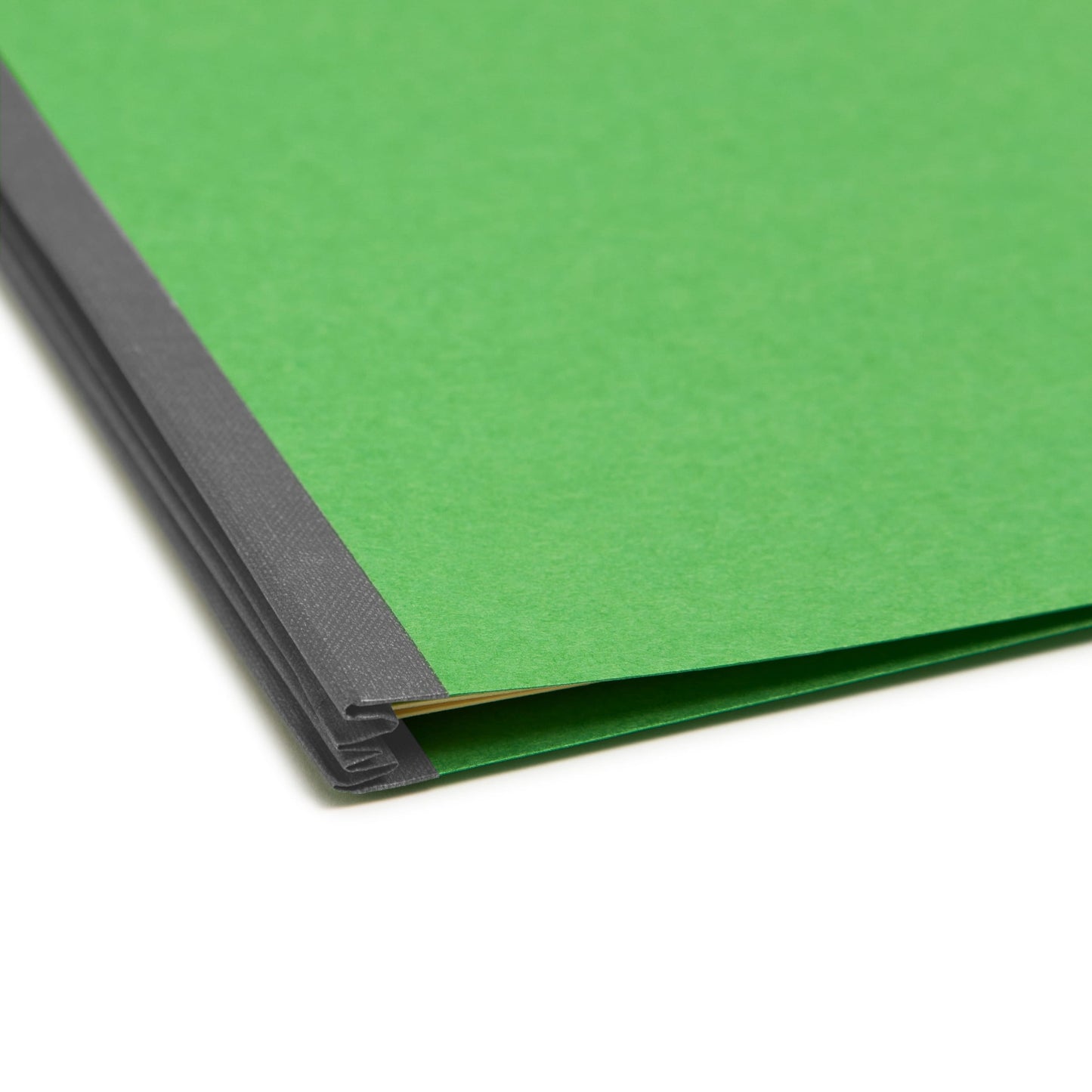 Classification File Folders, 1 Divider, 2 inch Expansion, Green Color, Letter Size, Set of 10, 30086486137028