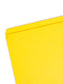 Standard File Folders, Straight-Cut Tab, Yellow Color, Letter Size, Set of 100, 086486109468