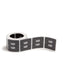 DCC Color-Coded Numeric Labels - Rolls, Black Color, 1-1/2" X 1-1/2" Size, Set of 250, 086486674294