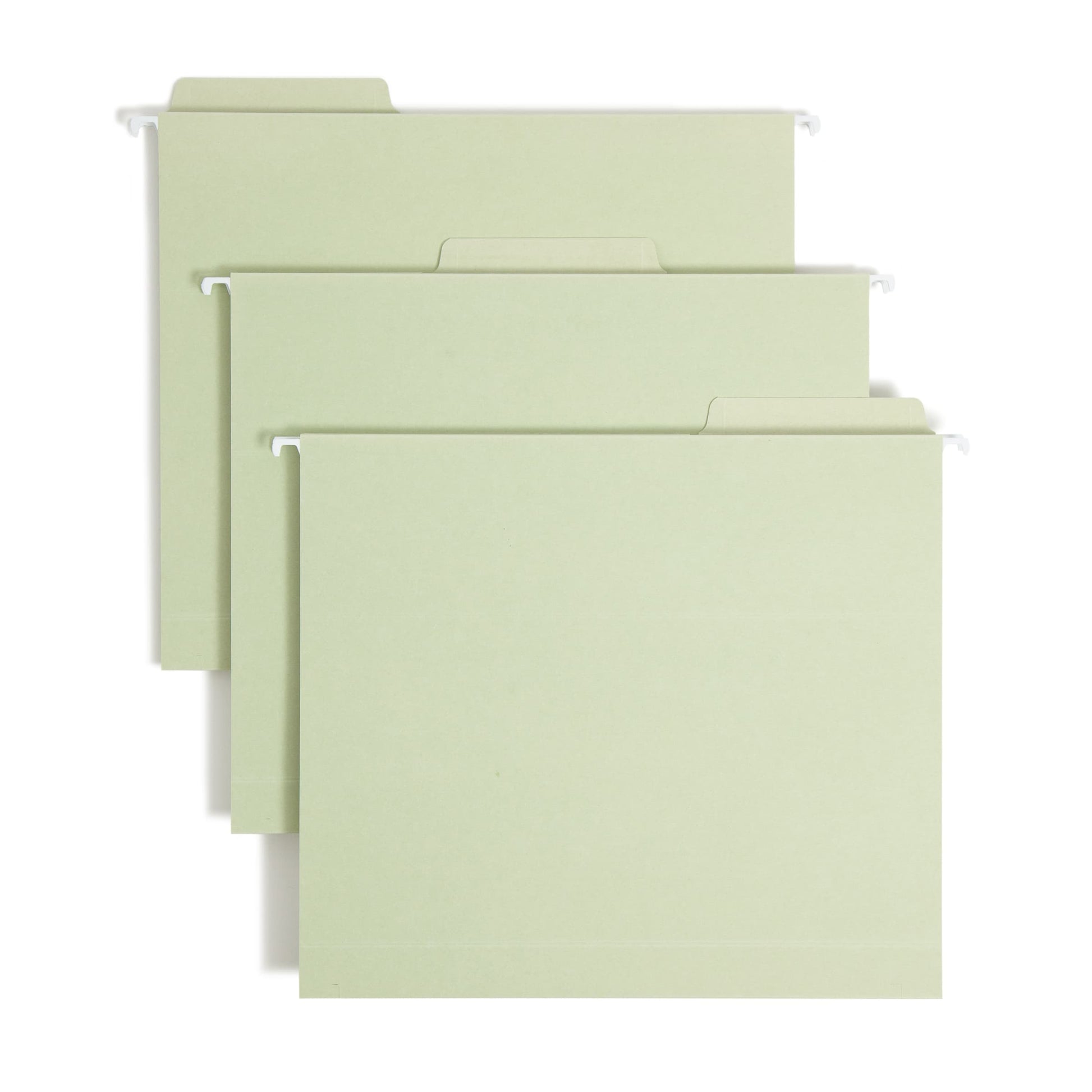 FasTab® Hanging Box Bottom File Folders, Moss Green Color, Letter Size, Set of 20, 086486642019