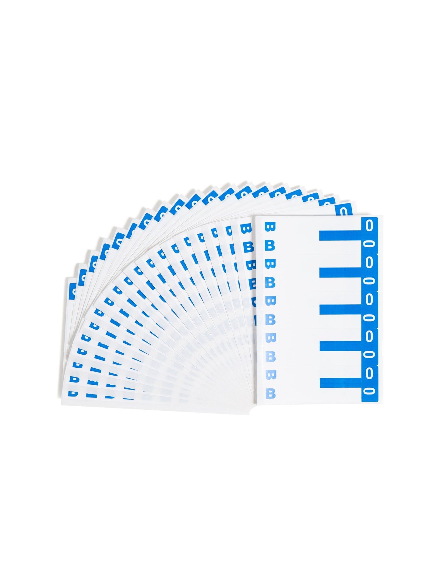 AlphaZ® NCC Color-Coded Name Labels - Sheets, Dark Blue Color, 3-5/8" X 1-5/32" Size, Set of 1, 086486671538
