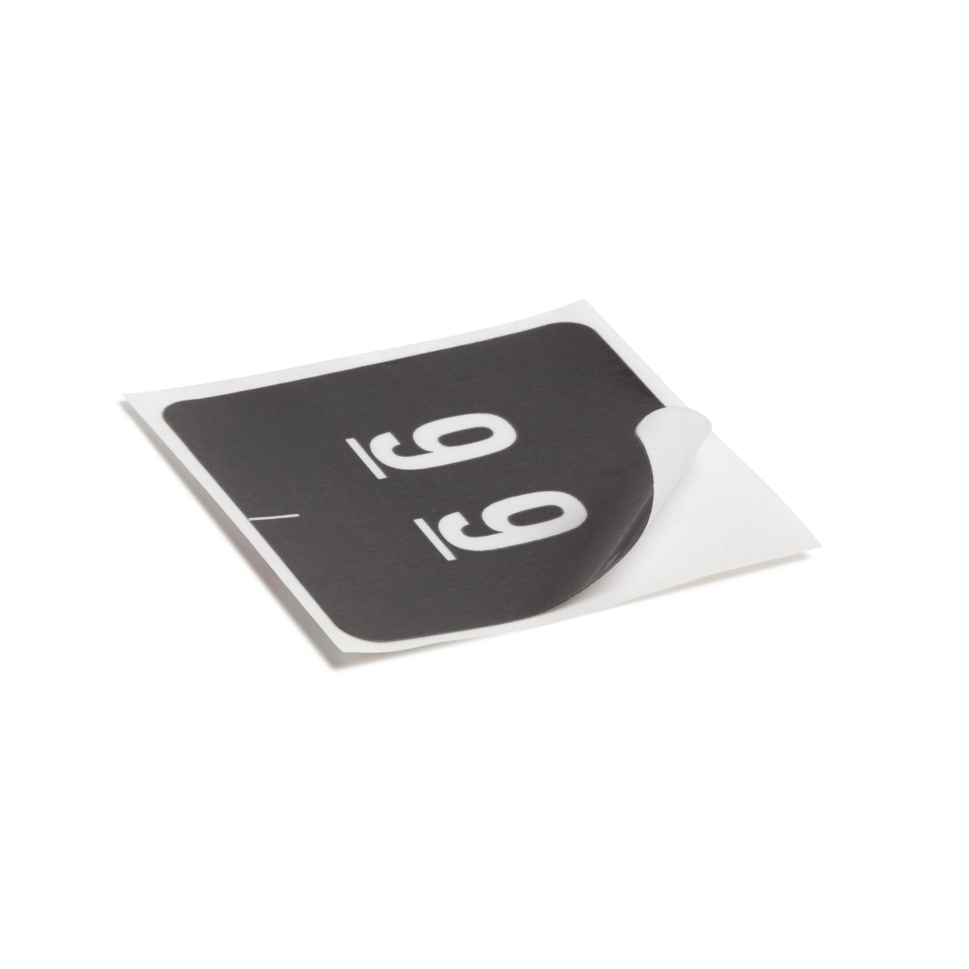 DCC Color-Coded Numeric Labels - Rolls, Black Color, 1-1/2" X 1-1/2" Size, Set of 250, 086486674294