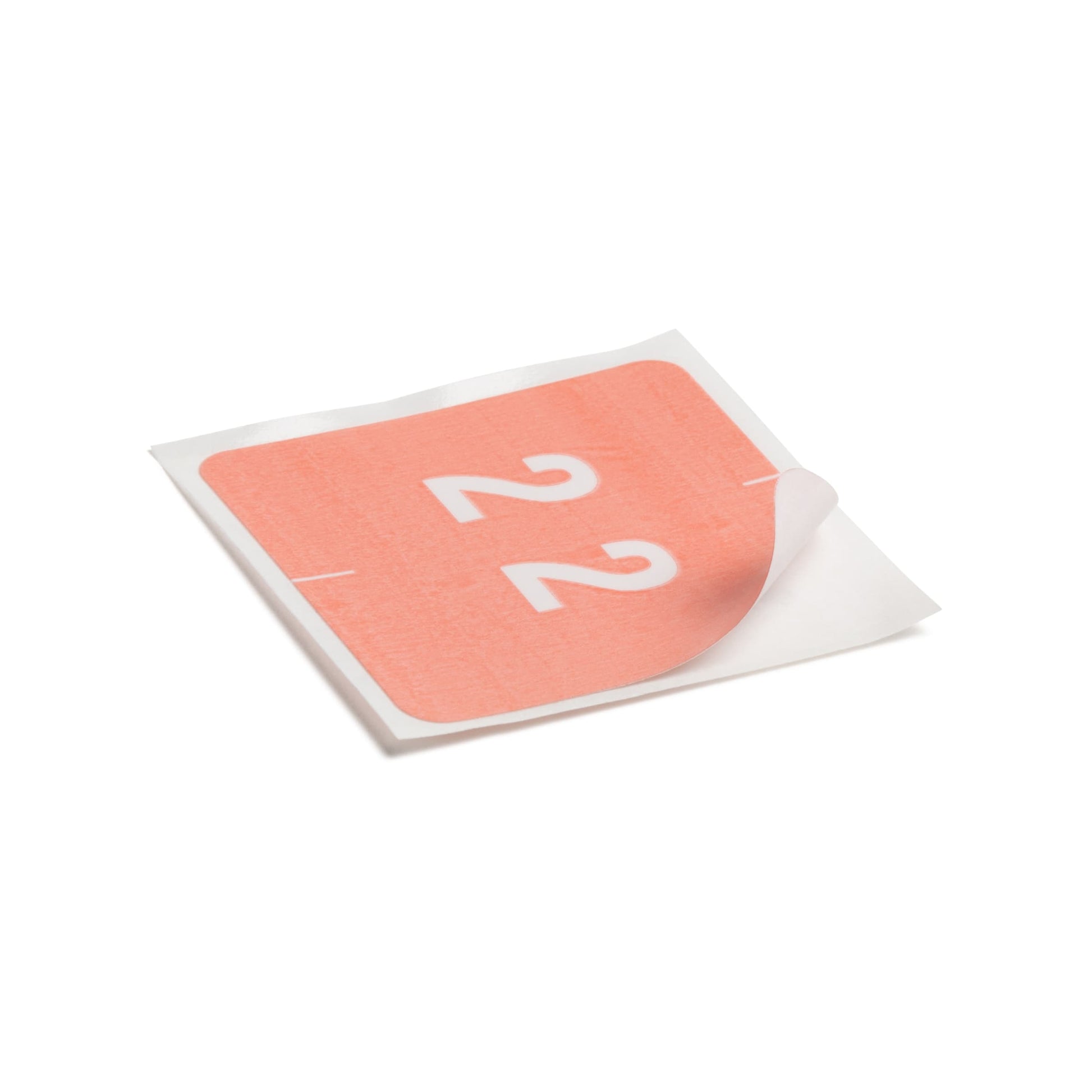 DCC Color-Coded Numeric Labels - Rolls, Pink Color, 1-1/2" X 1-1/2" Size, Set of 250, 086486674225