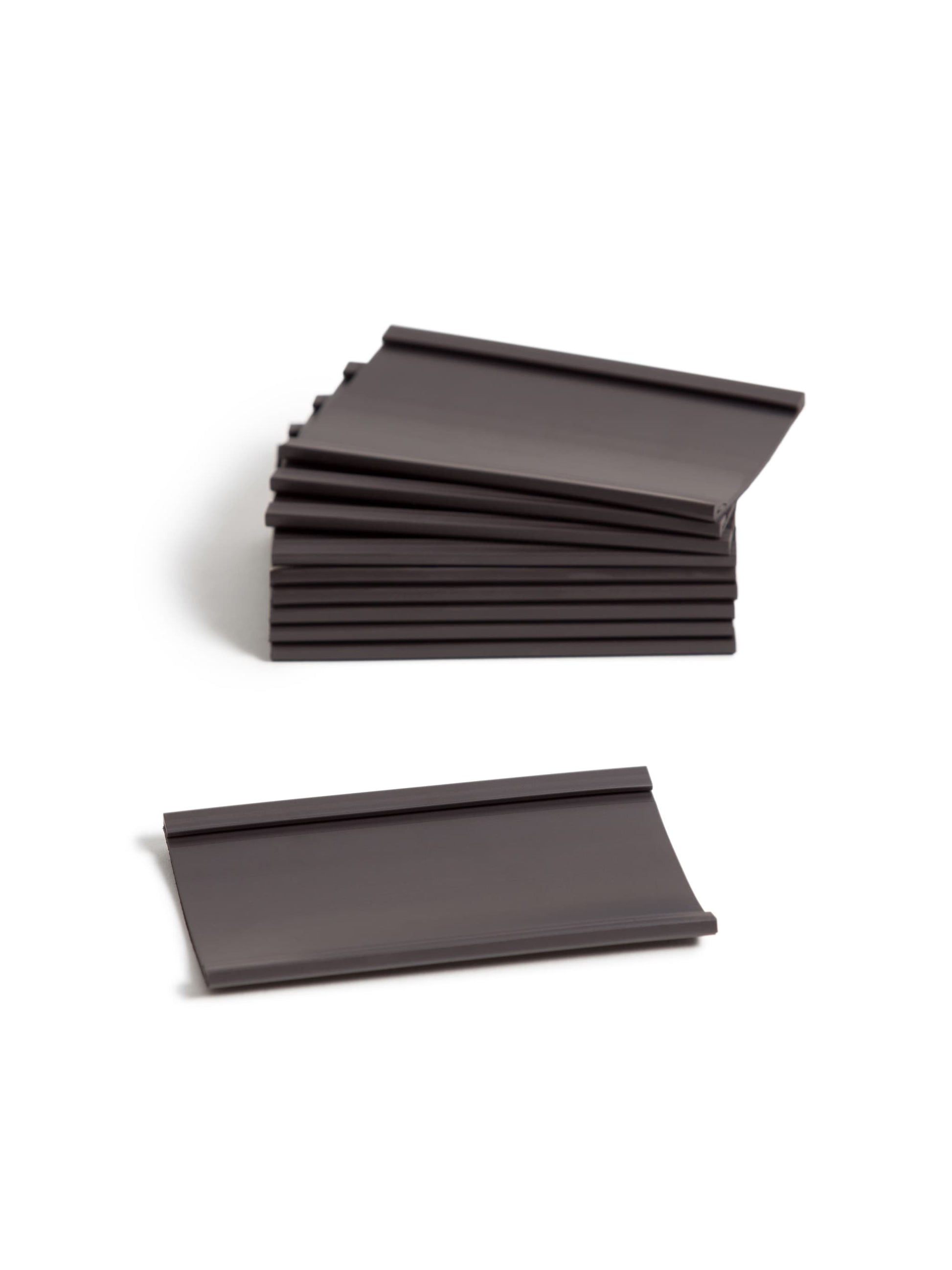 Magnetic Card Holders, Black, Black, Set of 10, 843463151571