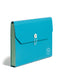 13 Pocket U-Eco Poly Expanding File, U-Eco, 1/12 Cut, 7" Expansion, 13 Pockets, 12 Dividers, Blue, Blue, Set of 1, 843463165943