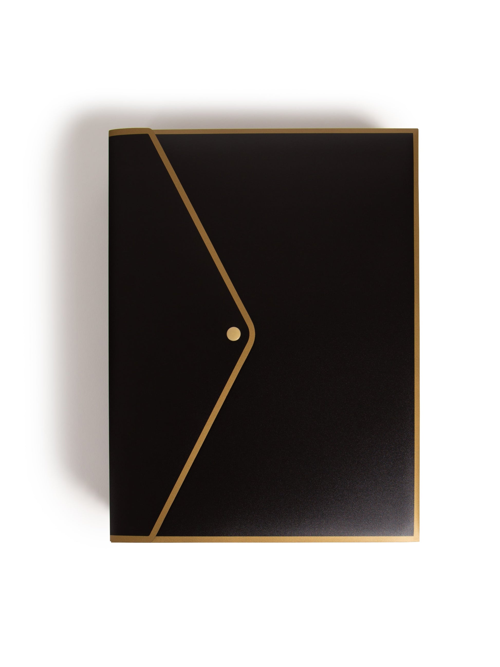 Fashion Poly Document Holder, 0.59" Expansion, 1 Pockets, Black, Black, Set of 10, 843463151755