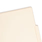 Shelf-Master® Reinforced Tab End Tab File Folders, 4 inch High Tab, Manila Color, Letter Size, Set of 100, 086486241793
