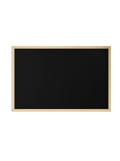 MDF Frame Magnetic Chalkboard, Birch, Black, 35" x 23", 3 x 2, Black, 35" X 23" Size, Set of 1, 843463132631