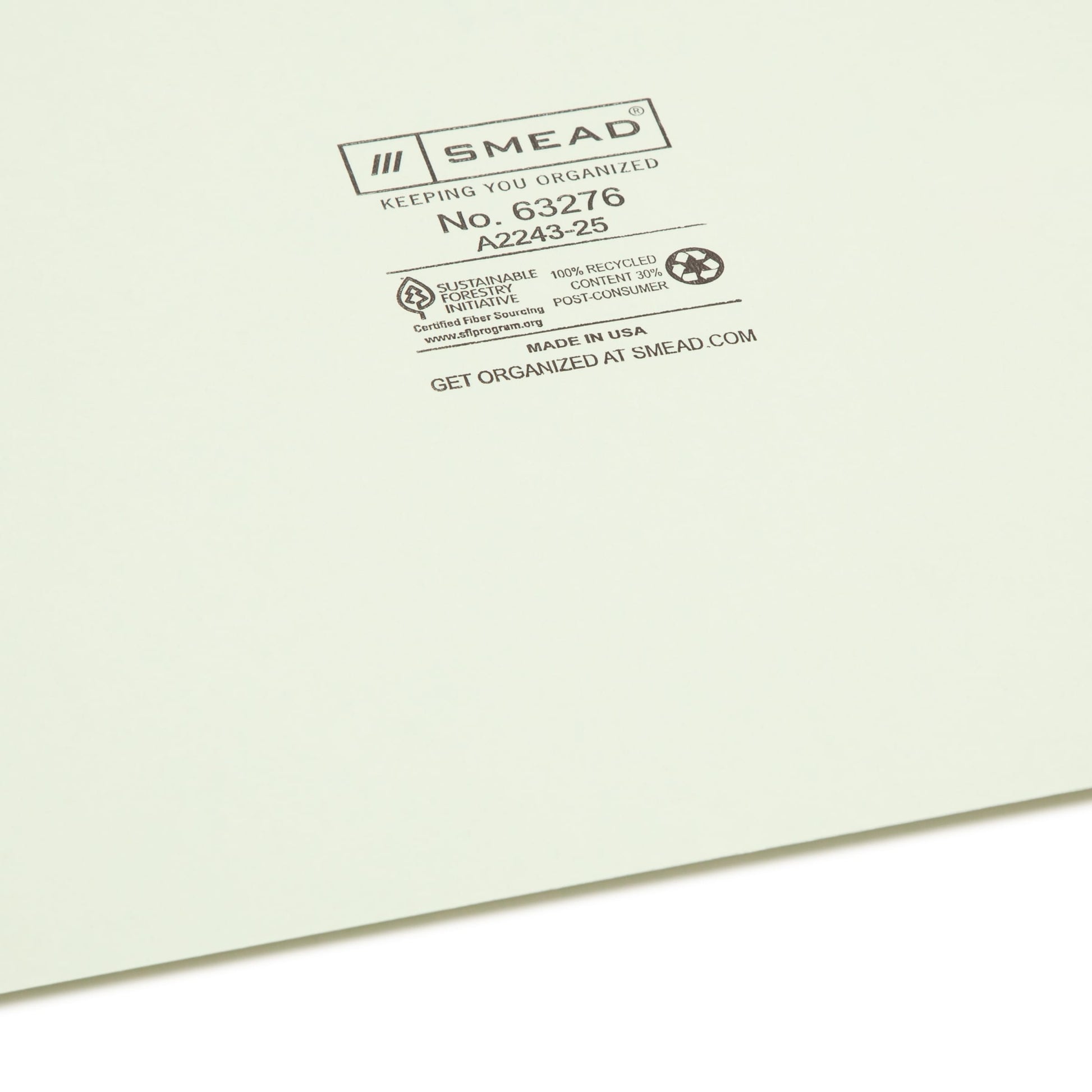 Pressboard Extra-Wide Filing Guides with Metal Tabs, Gray/Green Color, Extra Wide Legal Size, Set of 25, 086486632768