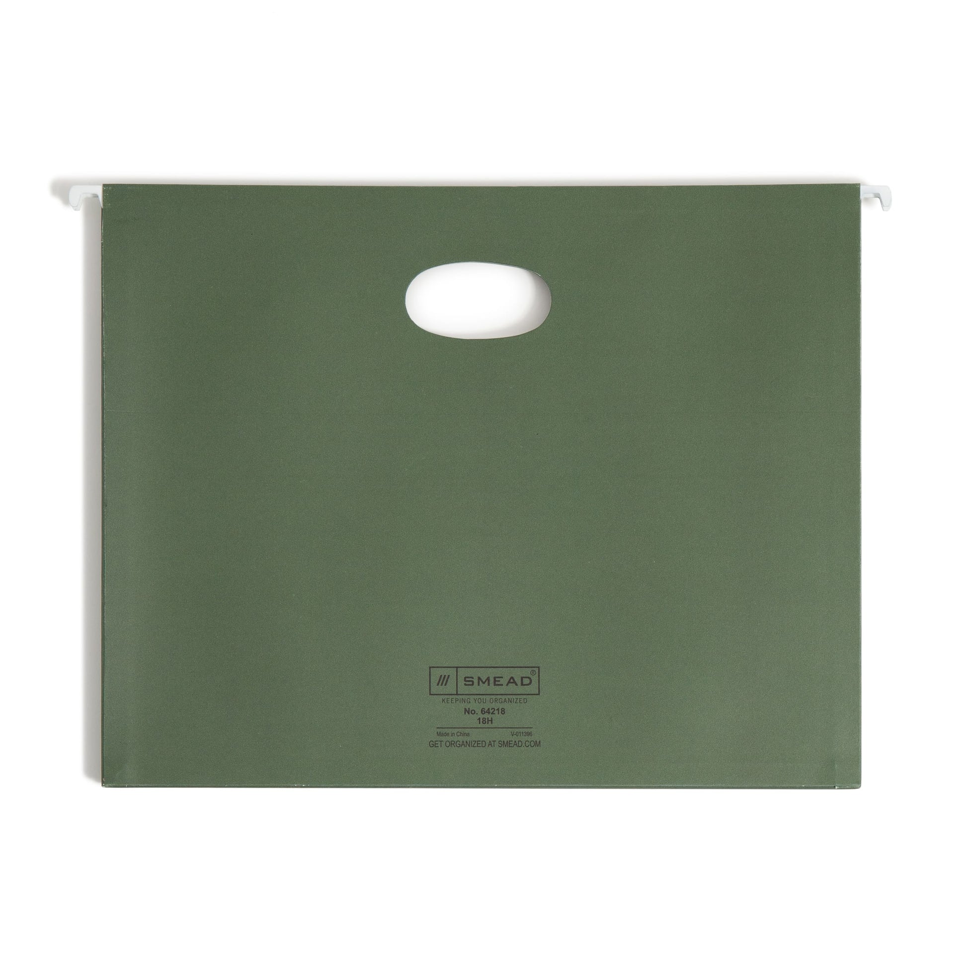 Hanging File Pockets, 1.75" Expansion, Standard Green Color, Letter Size, Set of 25, 086486642187