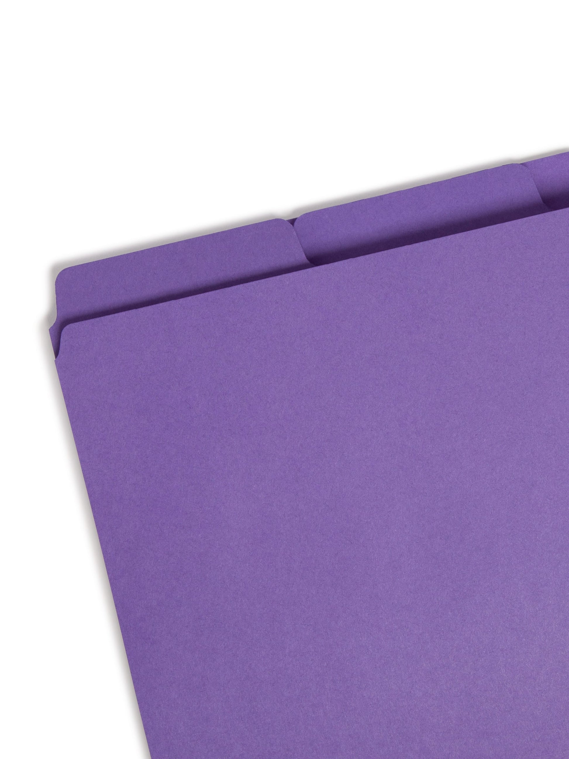 SuperTab® 3-in-1 File Folders, 1/3-Cut Tab, Assorted Colors Color, Letter Size, Set of 3, 086486119894