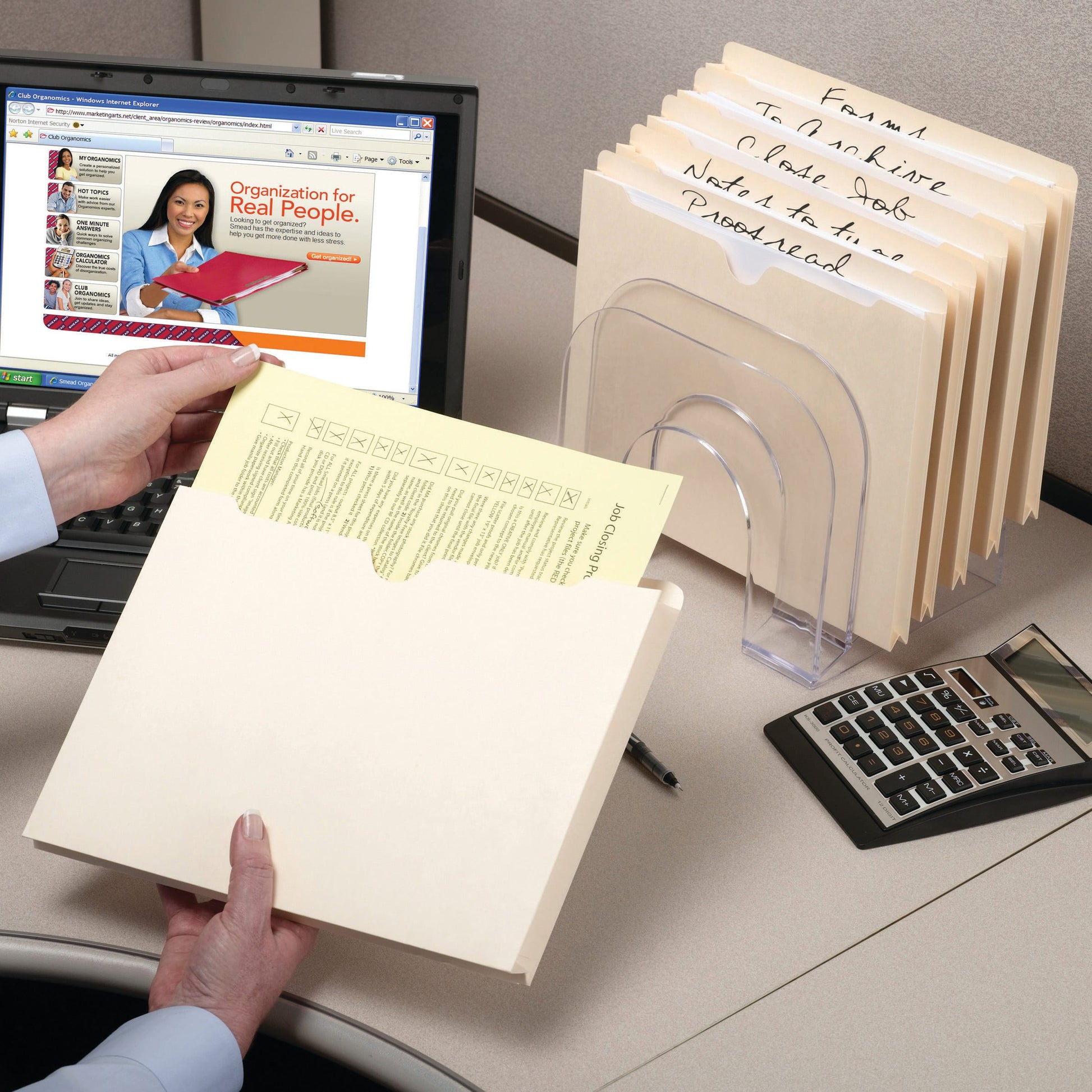 File Jackets, Flat-No Expansion, Straight-Cut Tab, Manila Color, Letter Size, Set of 100, 086486755658