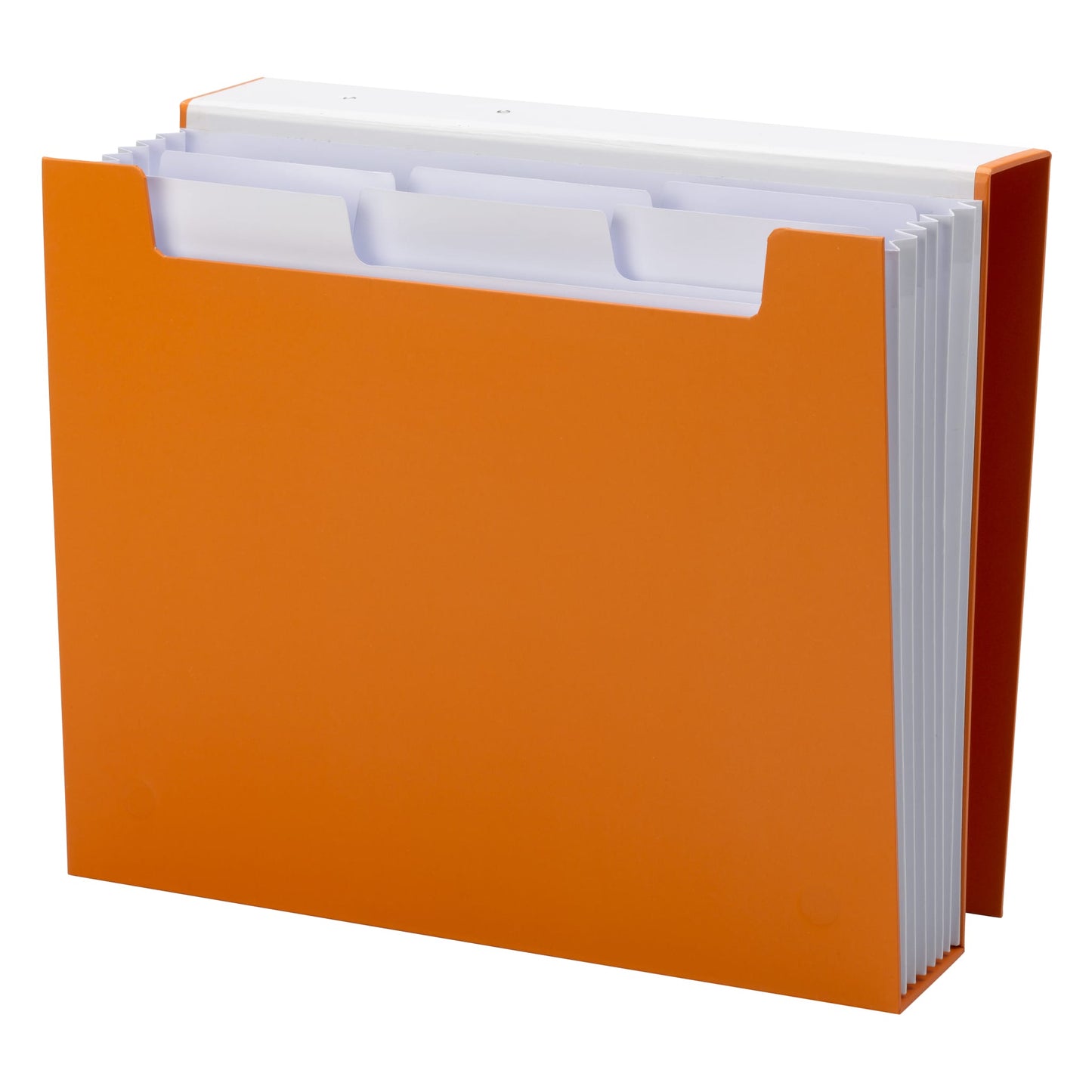 Bookshelf Organizer with SuperTab®, Orange Color, Letter Size, 