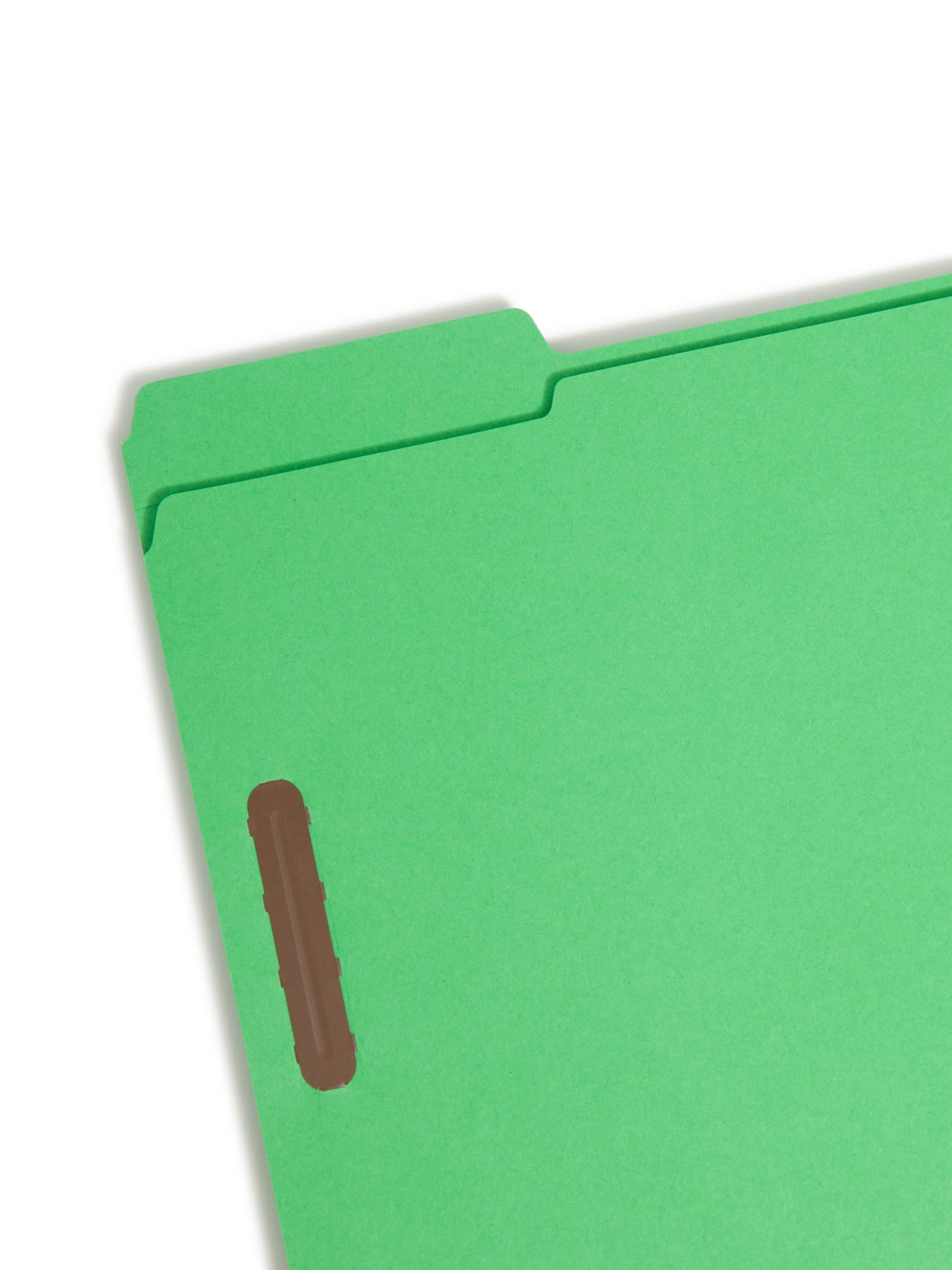 Reinforced Tab Fastener File Folders, 1/3-Cut Tab, 2 FastenersReinforced Tab Fastener File Folders, 1/3 Cut, Green, Letter, Green, Letter Size, Set of 50, 086486121408