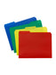 Poly File Folders, 1/3-Cut Tab, Assorted Colors Color, Letter Size, Set of 12, 086486105057