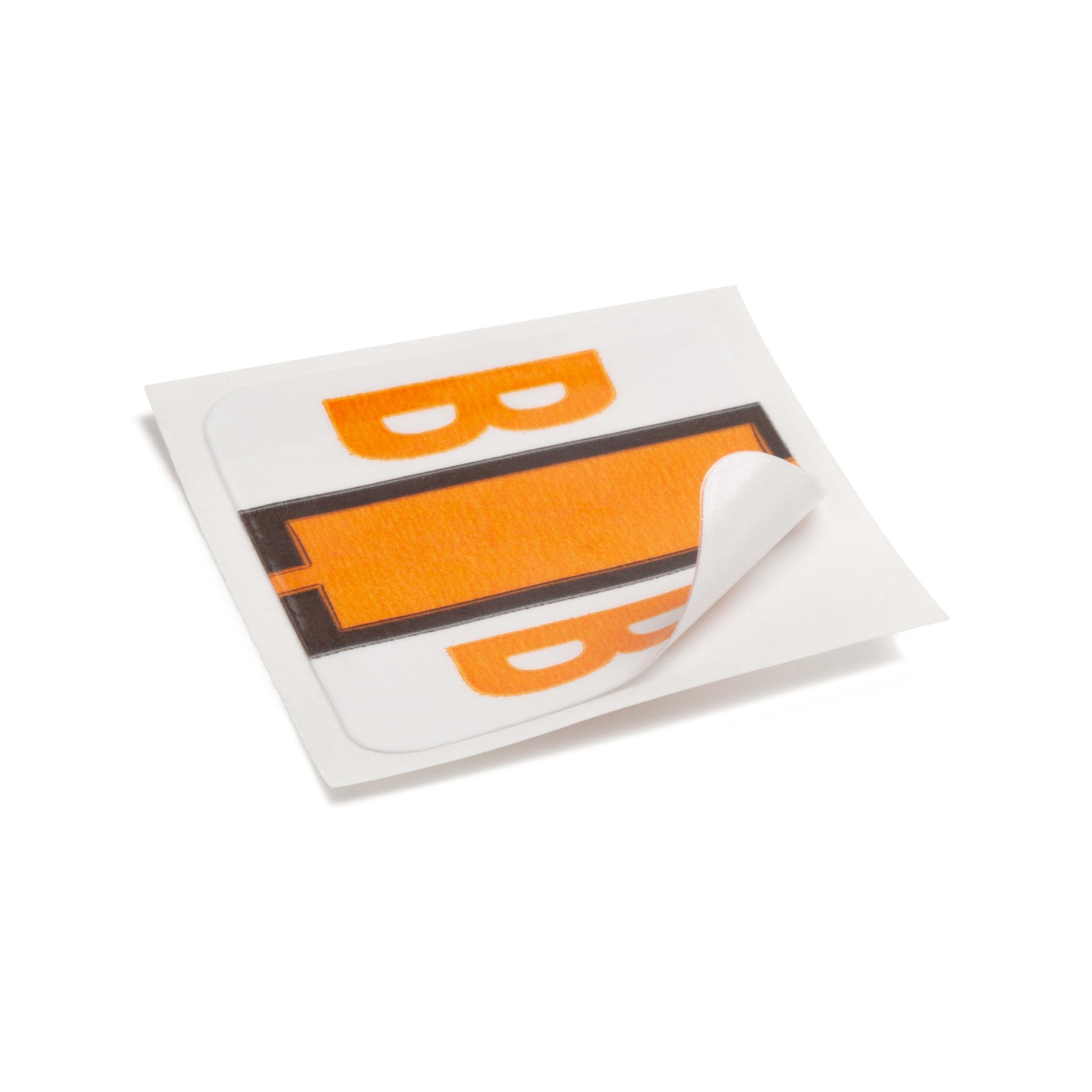 BCCR Bar Style Color-Coded Alphabetic Labels, A-Z Rolls, Light Orange Color, 1-1/4" X 1" Size, Set of 50, 086486670722