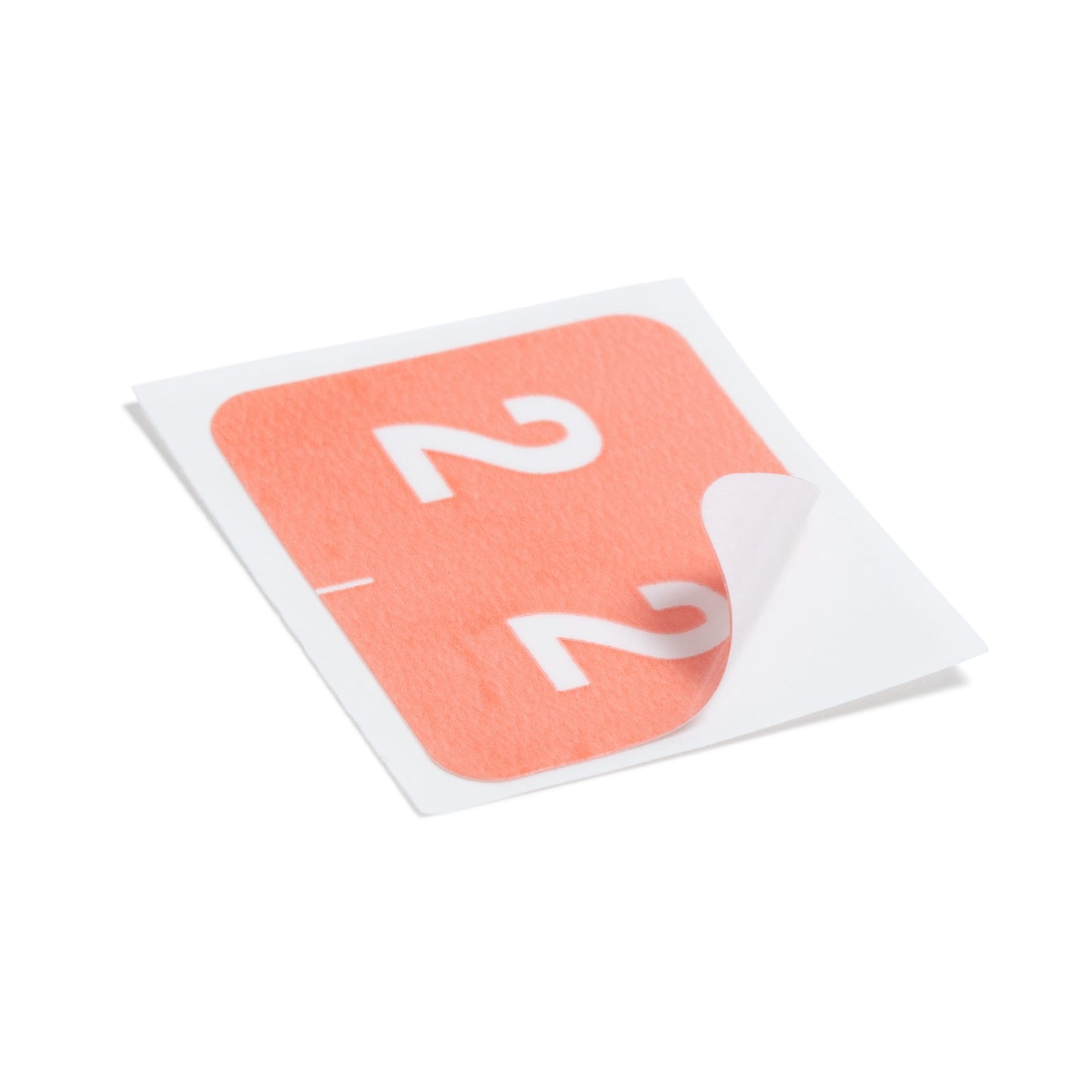 DCCRN Color-Coded Numeric Labels - Rolls, Pink Color, 1-1/4" X 1" Size, Set of 500, 086486673426