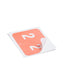 DCCRN Color-Coded Numeric Labels - Rolls, Pink Color, 1-1/4" X 1" Size, Set of 50, 086486673426