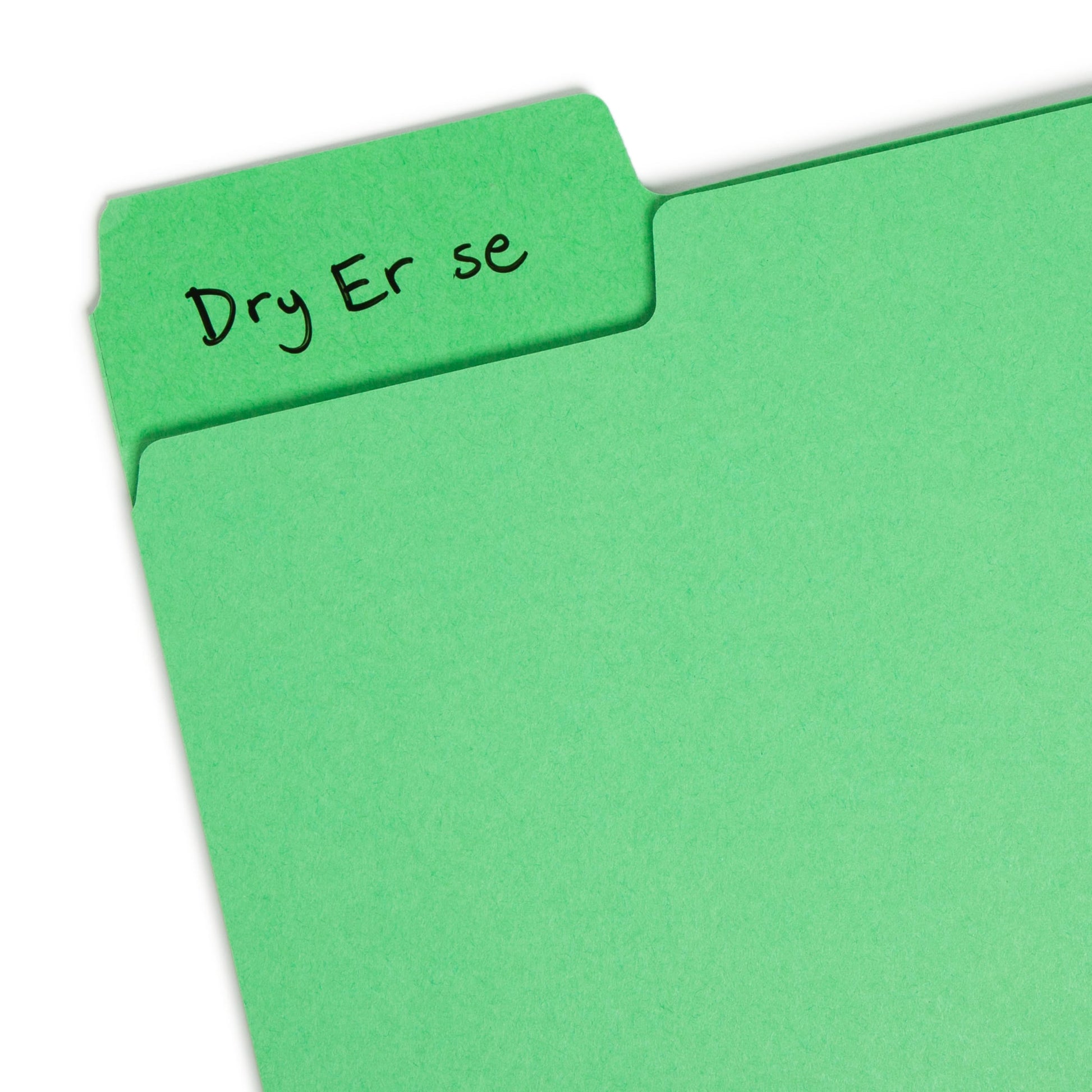 Erasable SuperTab® File Folders, Assorted Colors Color, Letter Size, Set of 24, 086486104807