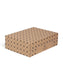 Flip Top Box, Charcoal Color, 13" X 9.4" X 3.7" Size, Set of 1, 086486702331
