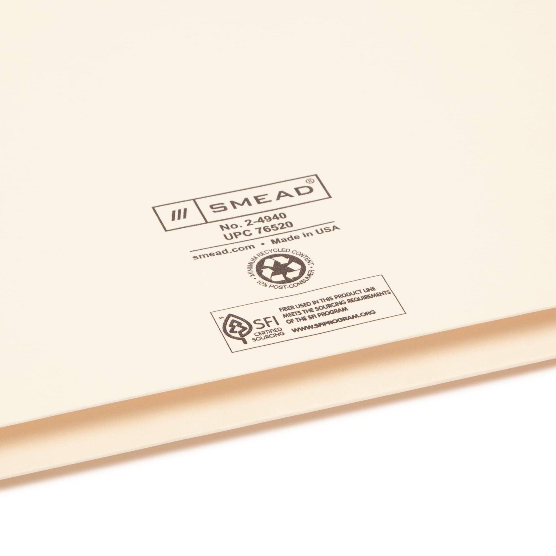 File Jackets, 1 inch Expansion, Straight-Cut Tab, Manila Color, Legal Size, Set of 50, 30086486765207