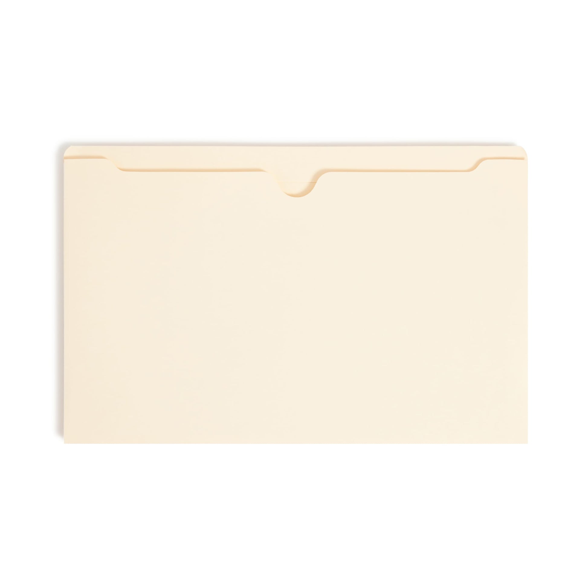 File Jackets, 2 inch Expansion, Straight-Cut Tab, Manila Color, Legal Size, Set of 50, 30086486765603