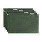 Standard Hanging File Folders with 1/5-Cut Tabs, Standard Green Color, Legal Size, Set of 25, 086486641555