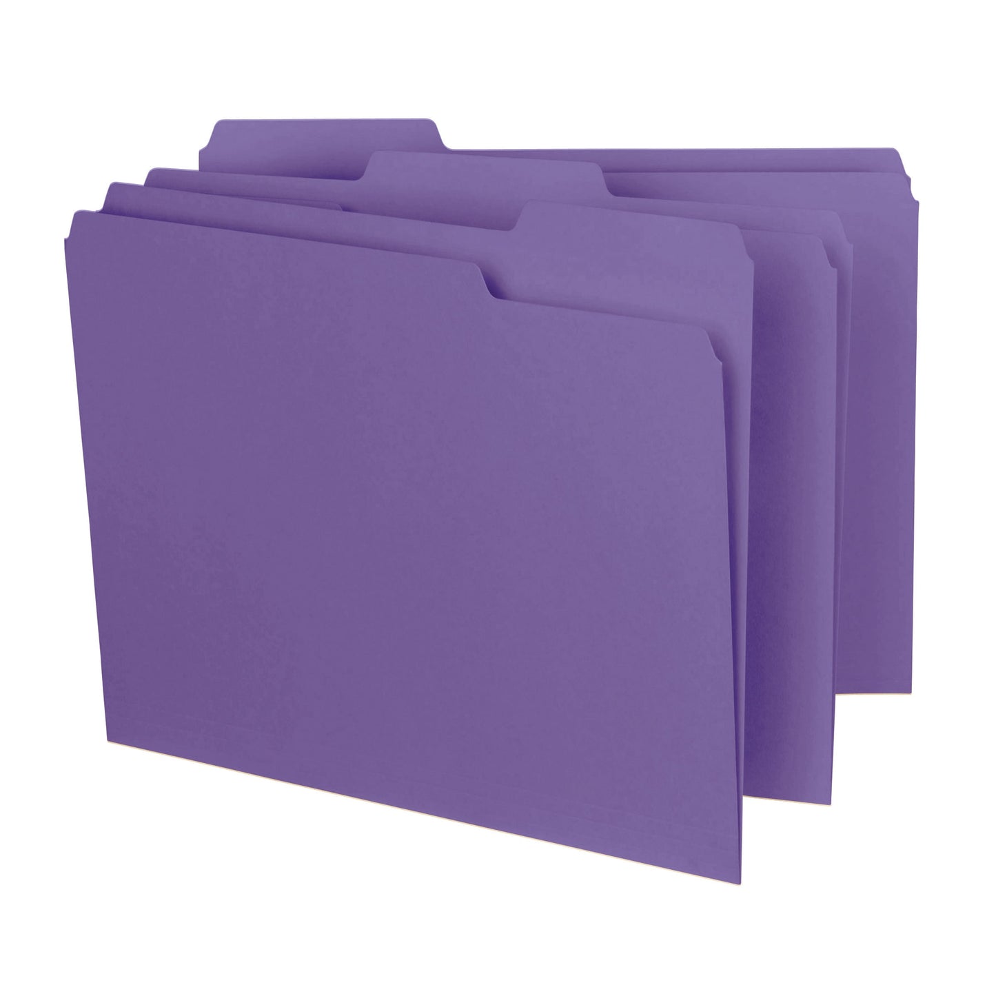 Interior File Folders, Purple Color, Letter Size, Set of 100, 086486102834