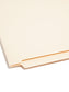Shelf-Master® Reinforced End Tab File Folders, Straight-Cut Tab, 9-1/2 inch Front, Manila Color, Letter Size, Set of 100, 086486241106
