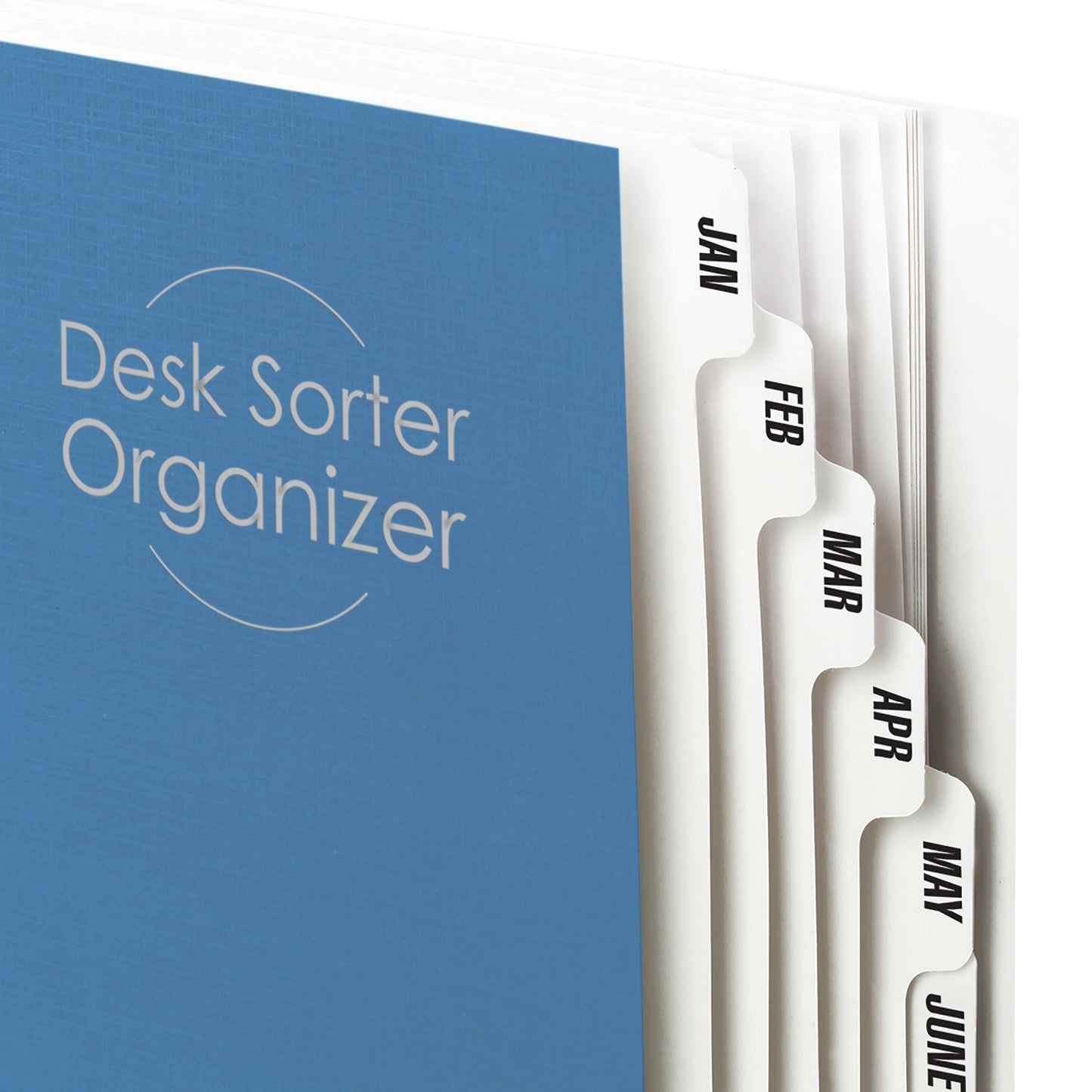 Desk File/Sorters, Dark Blue Color, Letter Size, Set of 1, 086486892865