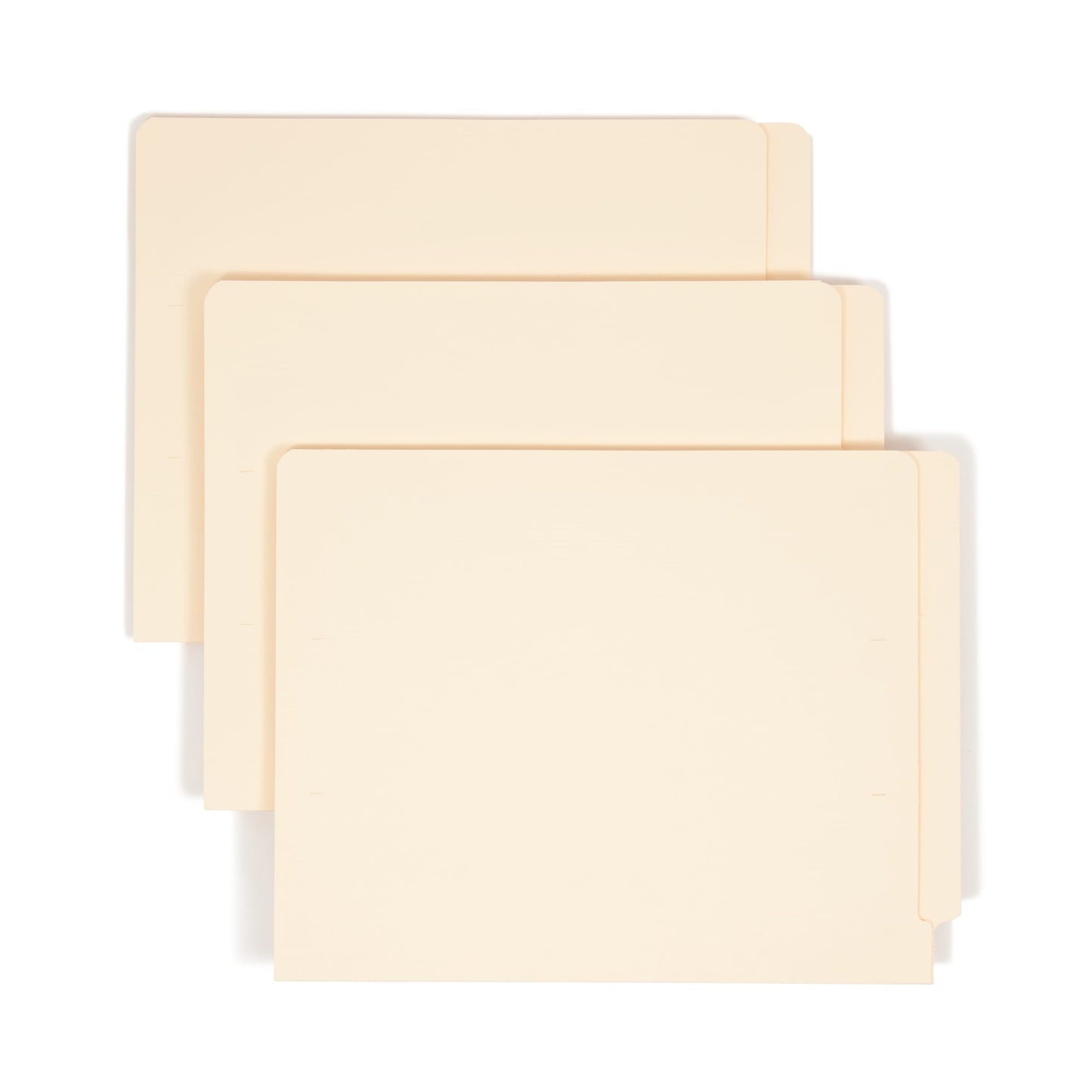 SafeSHIELD® End Tab File Folders, Straight-Cut Tab, Manila Color, Letter Size, Set of 100, 086486241137