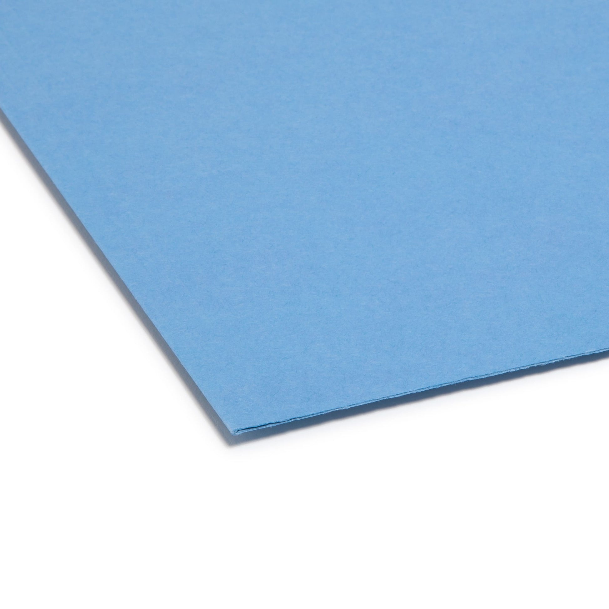 Standard File Folders, 1/3-Cut Tab, Blue Color, Letter Size, Set of 100, 086486120432