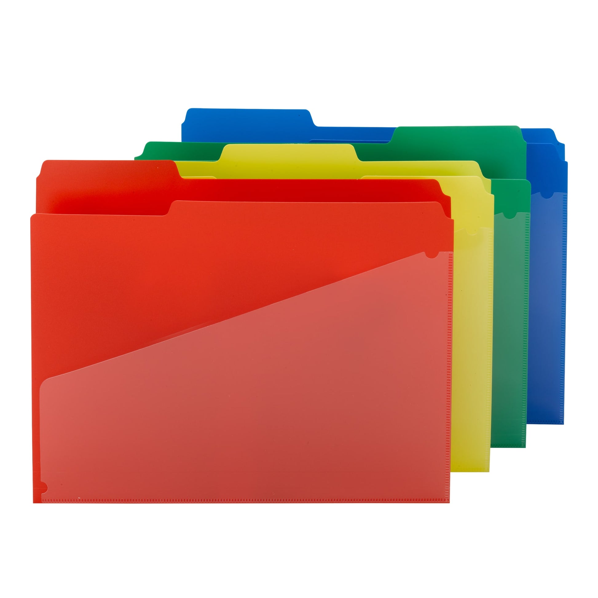 Set of 12, Shopify: poly-slash-pocket-file-folders