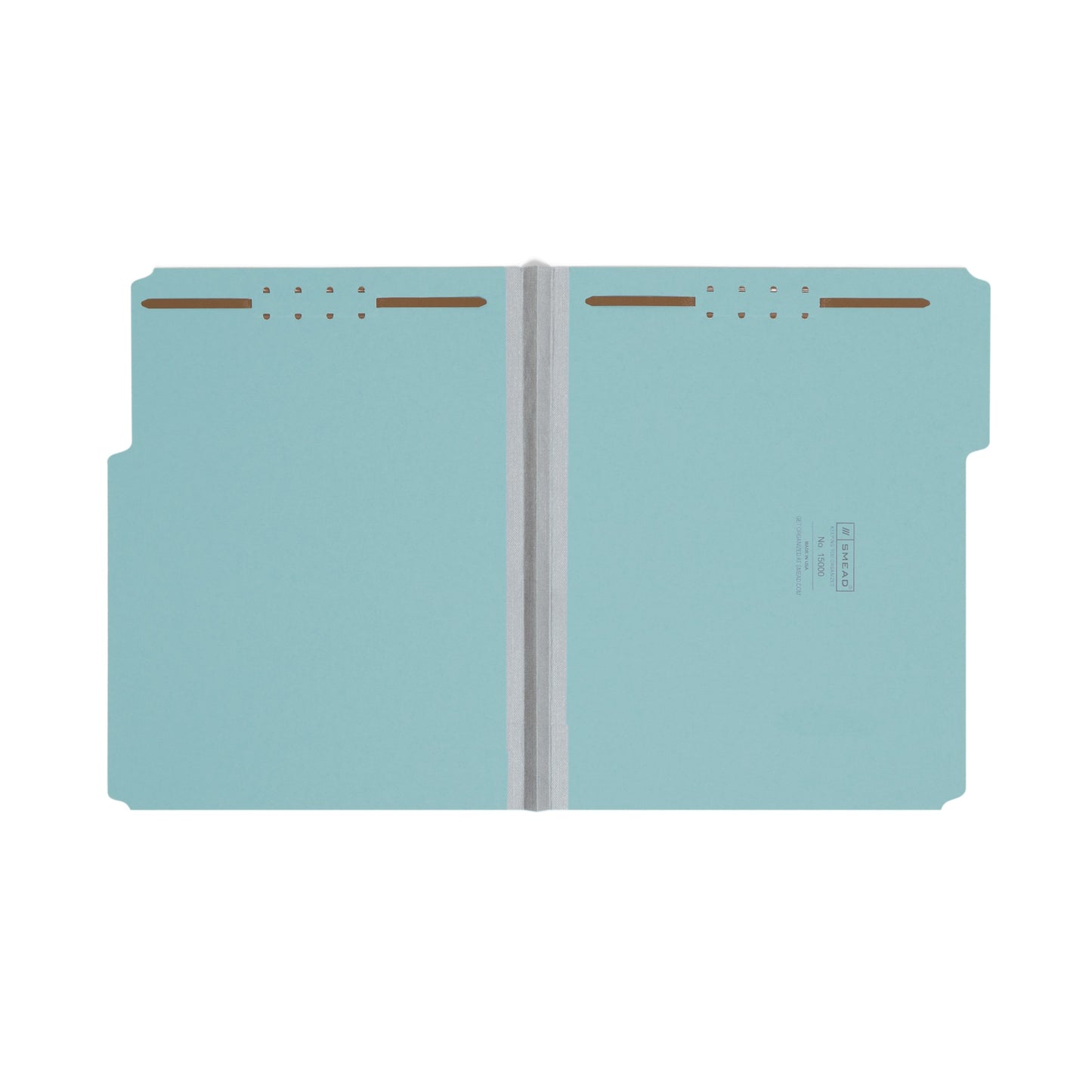 Pressboard Fastener File Folders, 1 inch Expansion, Blue Color, Letter Size, Set of 25, 086486150002