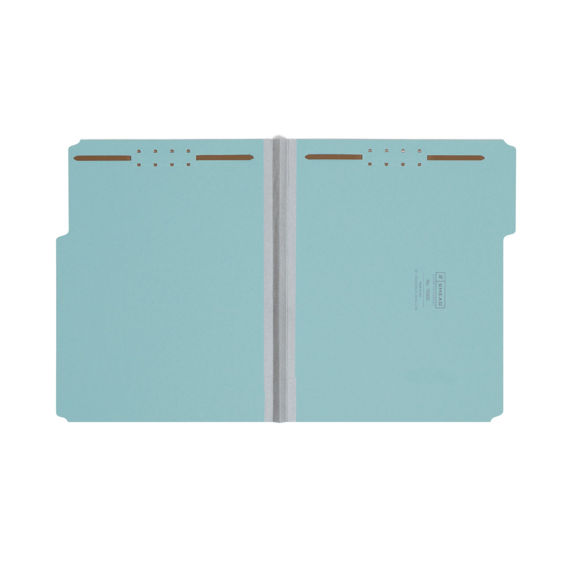 Pressboard Fastener File Folders, 1 inch Expansion, Blue Color, Letter Size, Set of 25, 086486150002