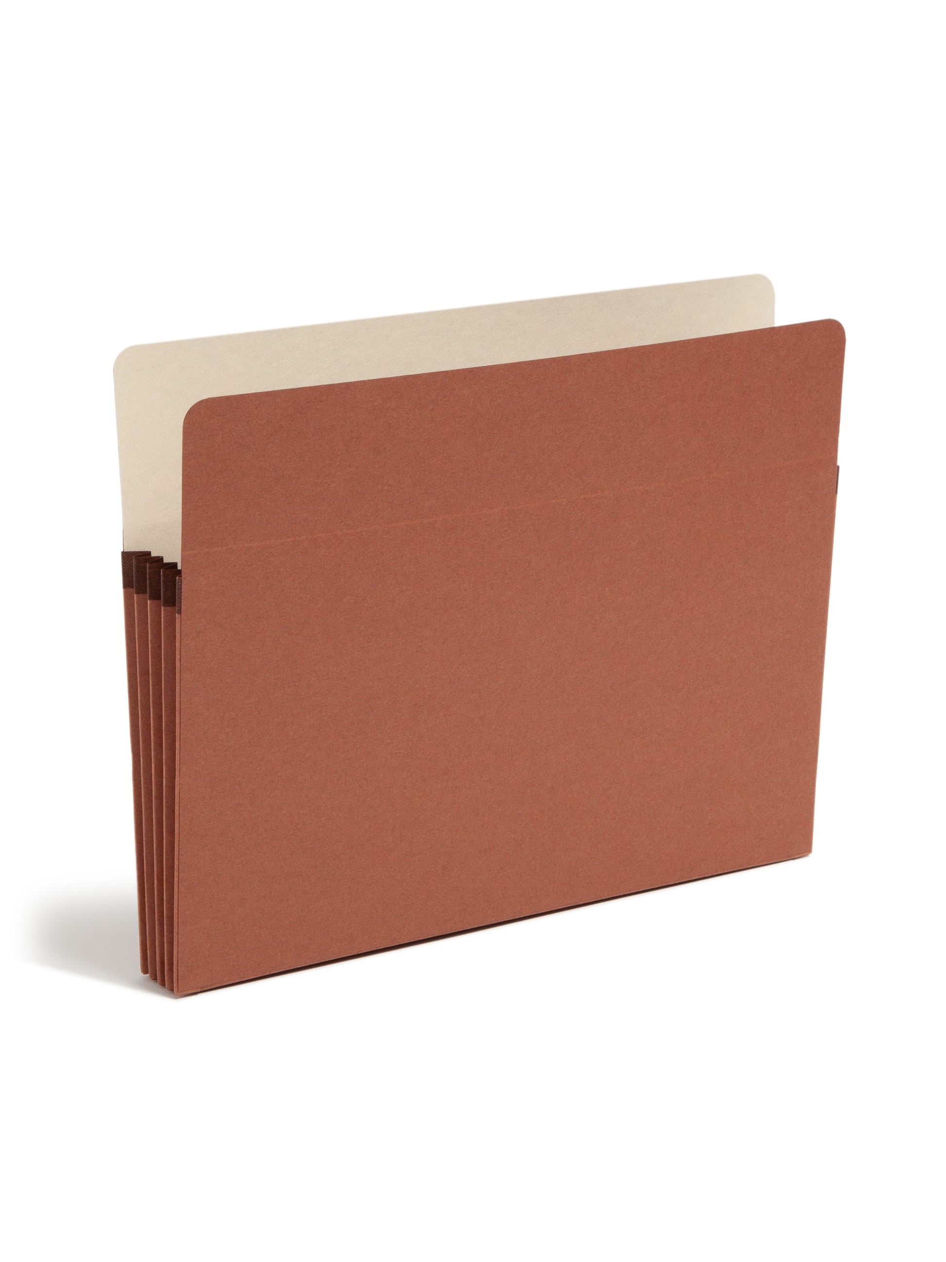 Redrope File Pockets, Straight-Cut Tab, 3-1/2 inch Expansion, Redrope Color, Letter Size, Set of 25, 30086486732247