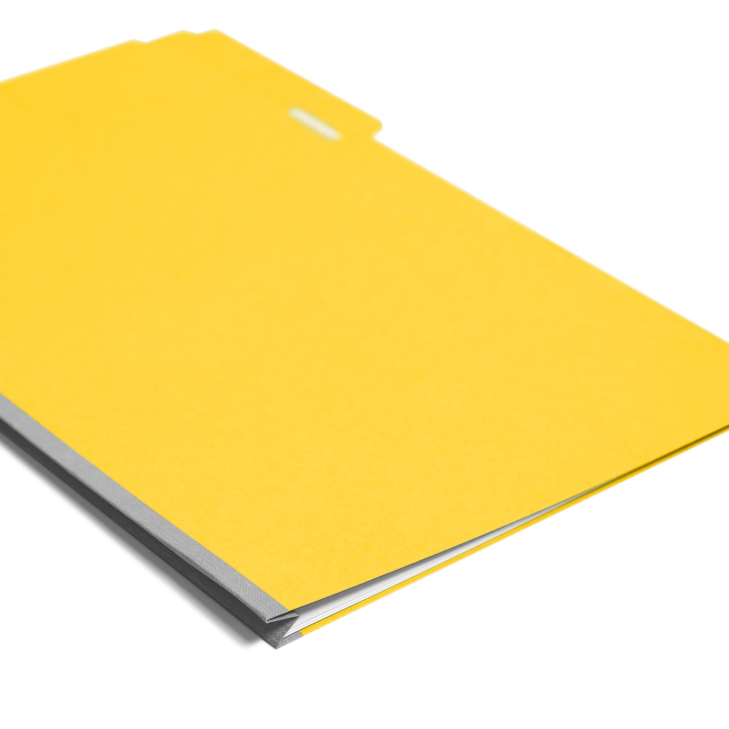 Pressboard File Folder, 1 inch Expansion, 1/3-Cut Tab, Yellow Color, Legal Size, Set of 25, 086486225625