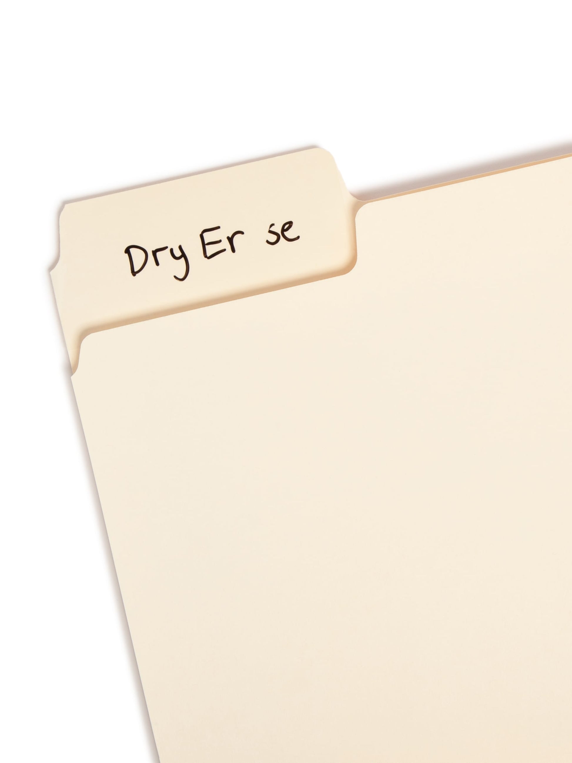 Erasable SuperTab® File Folders, Manila Color, Letter Size, Set of 24, 086486103800