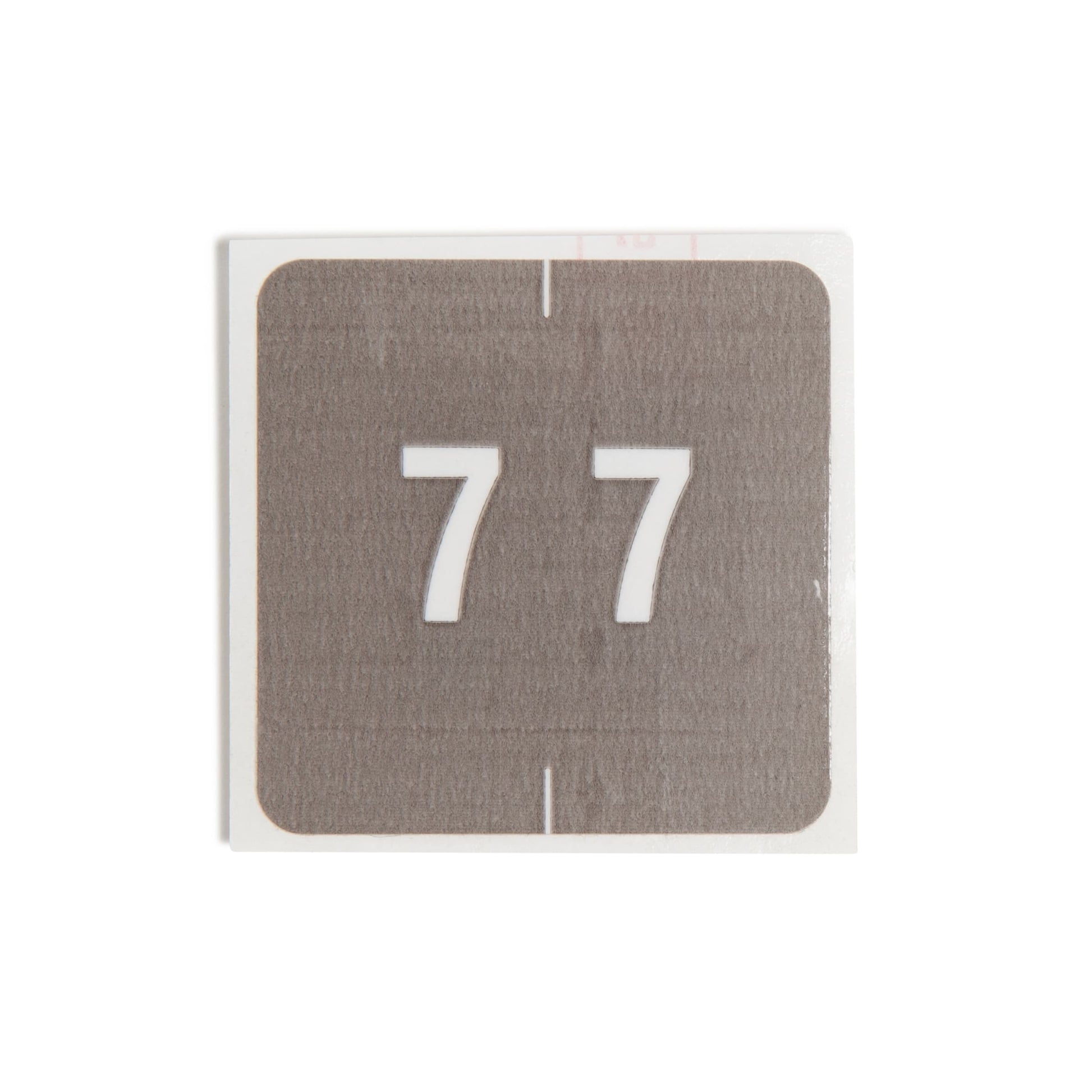 DCC Color-Coded Numeric Labels - Rolls, Gray Color, 1-1/2" X 1-1/2" Size, Set of 250, 086486674270